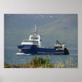 Aldebaran, Vist Trawler in de Nederlandse haven, A Poster (Voorkant)
