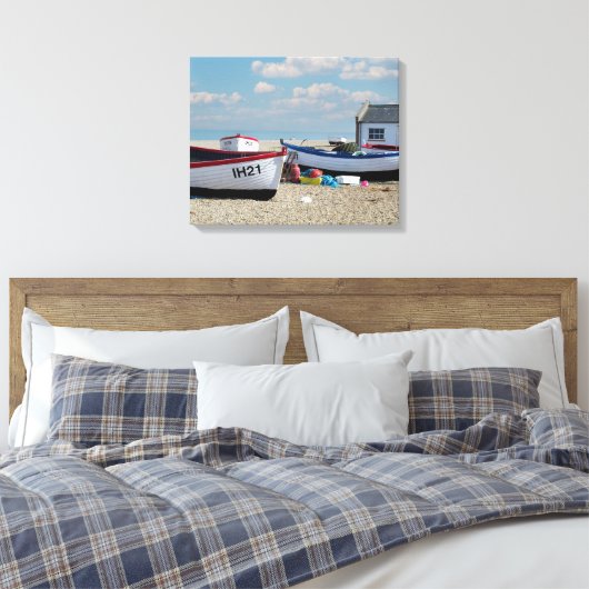 Aldeburgh Beach Canvas Afdruk (Insitu (Slaapkamer))