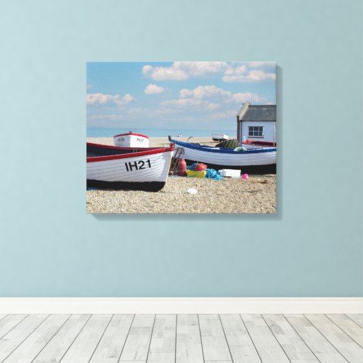 Aldeburgh Beach Canvas Afdruk (Insitu (Houten vloer))