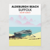 Aldeburgh Beach Suffolk Briefkaart (Voorkant)