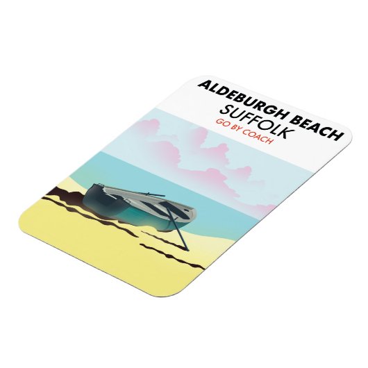 Aldeburgh Beach Suffolk Magneet (Linkerzijde)