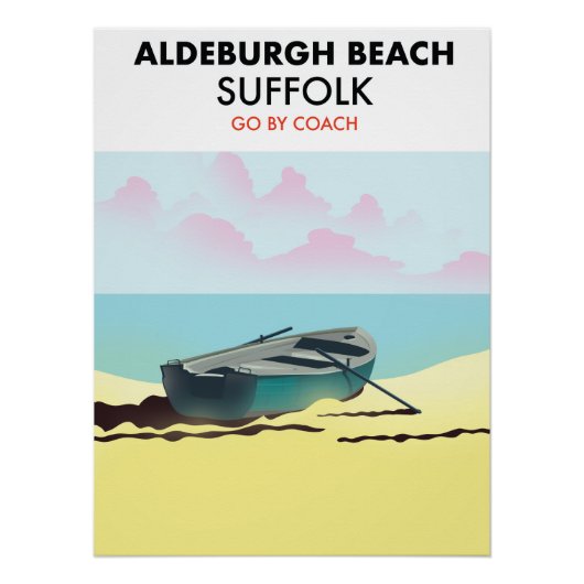 Aldeburgh Beach Suffolk Perfect Poster (Voorkant)