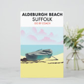 Aldeburgh Beach Suffolk Poster (Staand voorkant)