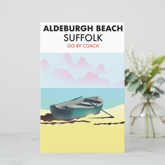 Aldeburgh Beach Suffolk Poster (Staand voorkant)