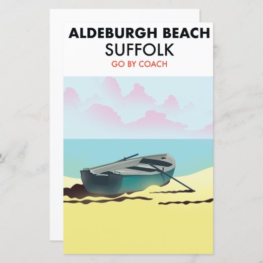 Aldeburgh Beach Suffolk Poster (Voorkant / Achterkant)