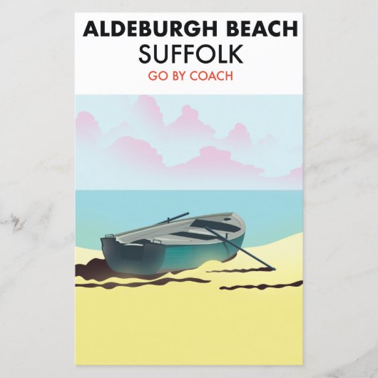 Aldeburgh Beach Suffolk Poster (Voorkant)