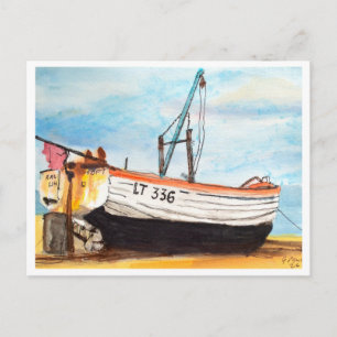 Aldeburgh, Boot op het strand – Kustkunst Briefkaart