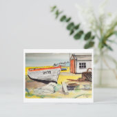 Aldeburgh, Boot op Strand – Kustkunst Briefkaart (Staand voorkant)