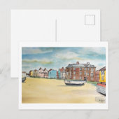 Aldeburgh boten op het strand Suffolk kust kunst Briefkaart (Voorkant / Achterkant)