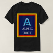 Aldeez Nuts grappig meme deez t-shirt (Design voorkant)