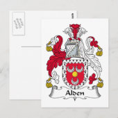 Alden Family Crest Briefkaart (Voorkant / Achterkant)