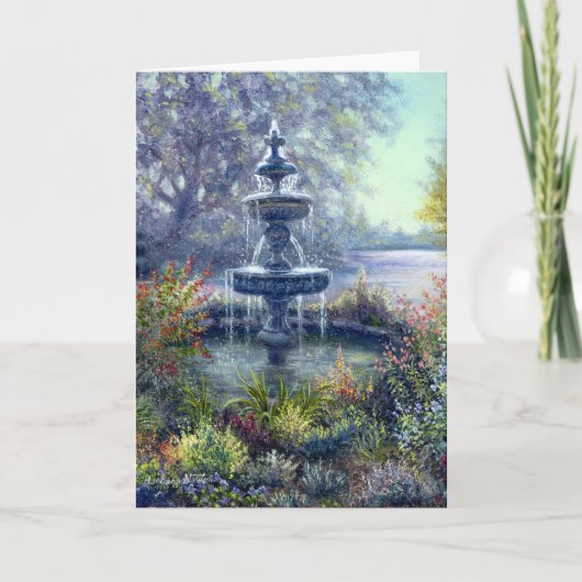 "Alden Lane Fountain" Kaart (Voorkant)