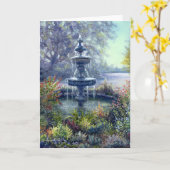 "Alden Lane Fountain" Kaart (Gele Bloem)