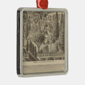 Alden residentie, Harmon Tract Metalen Ornament (Rechts)