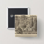 Alden residentie, Harmon Tract Vierkante Button 5,1 Cm (Voorkant /achterkant)