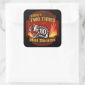 Alden's Two Times Hot Sauce Sticker (Tas)