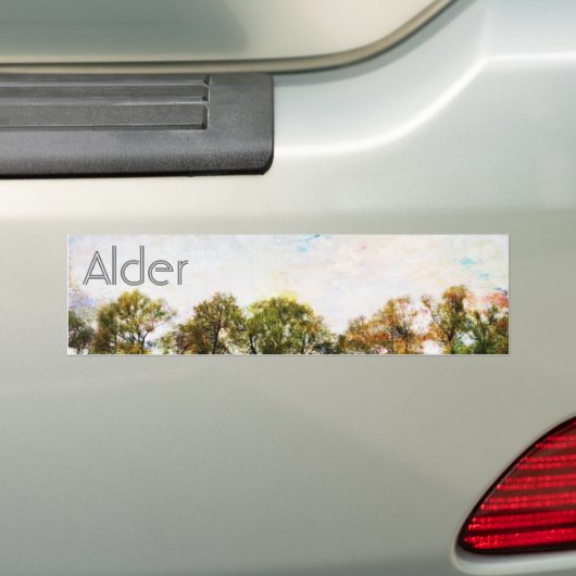 Alder Bumpersticker (Op auto)