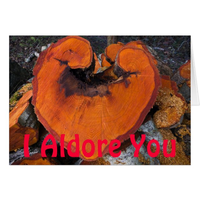 Alder Heart - Kaart (Voorkant Horizontaal)