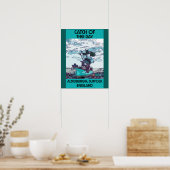 Alderburgh Suffolk Beach Art Poster (Keuken)