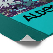 Alderburgh Suffolk Beach Art Poster (Hoek)