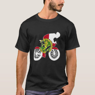 Alderney Biker Nation Rider Wereldvlaggen T-shirt