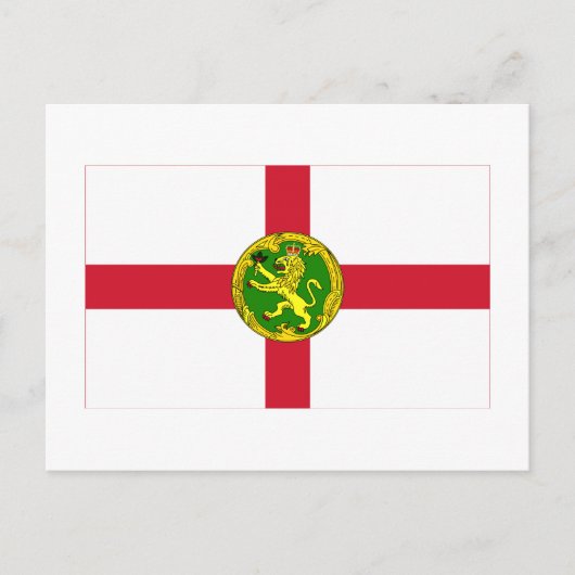 Alderney Flag Briefkaart (Voorkant)