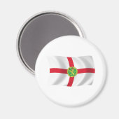 Alderney Vlag Magneet (Voorkant / Achterkant)