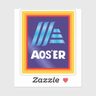 Aldi "AOS'ER" vinyl sticker