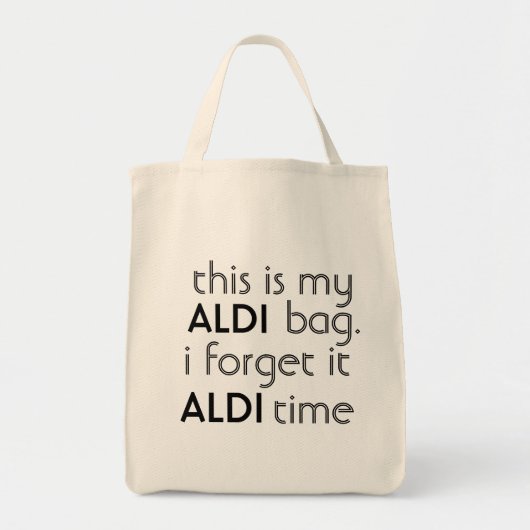 ALDI Grocery Bag Tote Bag (Voorkant)