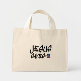 Aldi "Jesus saves" tote bag