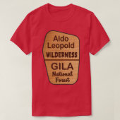 Aldo Leopold Wilderness T-shirt (Design voorkant)