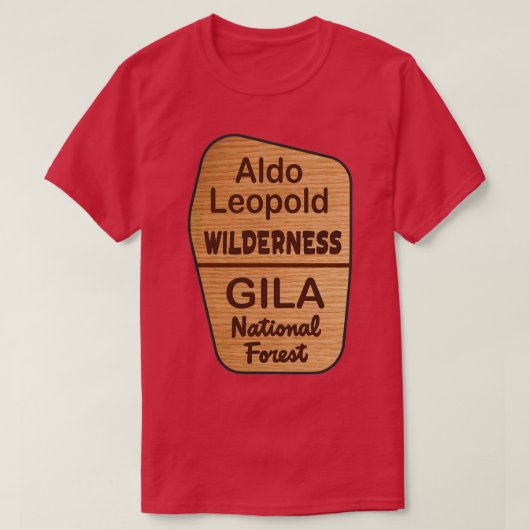 Aldo Leopold Wilderness T-shirt (Design voorkant)