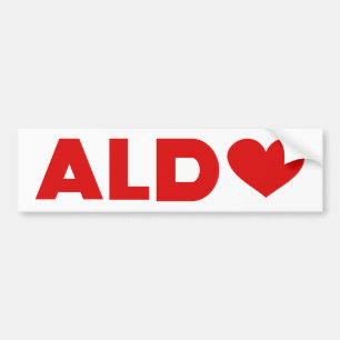 Aldo Love Bumpersticker