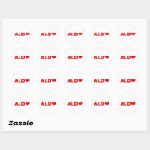 Aldo Love Ronde Sticker (Vel)