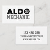 Aldo Mechanic Visitekaartje (Voorkant / Achterkant)