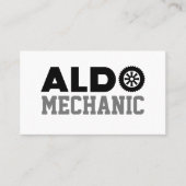 Aldo Mechanic Visitekaartje (Voorkant)