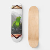 Aldo mijn amazonepapegaai persoonlijk skateboard (Voorkant)