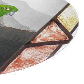 Aldo mijn Amazonepapegaai Snijplank (Hoek)