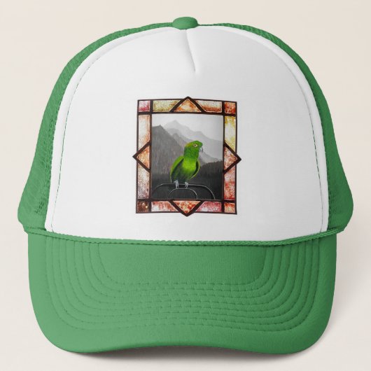 Aldo mijn Amazonepapegaai Trucker Pet (Voorkant)