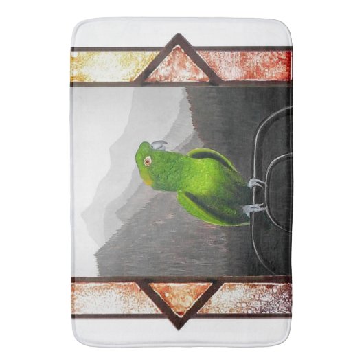 Aldo My Amazon Parrot Badmat (Voorkant Verticaal)