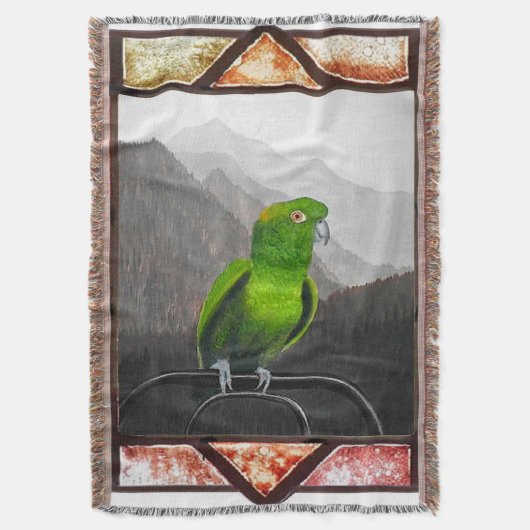 Aldo My Amazon Parrot Deken (Voorkant Verticaal)