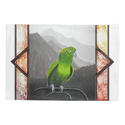 Aldo My Amazon Parrot Kussensloop (Achterkant)