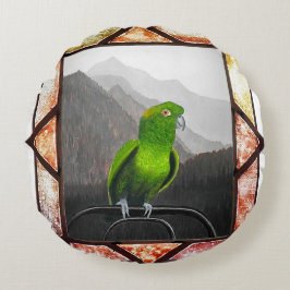 Aldo My Amazon Parrot Rond Kussen