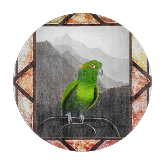 Aldo My Amazon Parrot Snijplank (Voorkant)