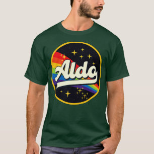 Aldo Rainbow in ruimte stijl T-shirt