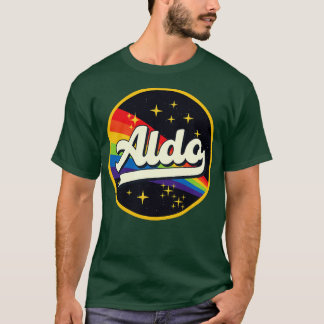 Aldo Rainbow in ruimte  stijl T-shirt