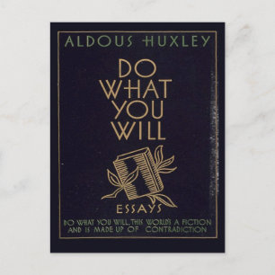 Aldous Huxley Book Briefkaart