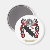 Aldridge Wapenschild (Familie Crest) Magneet (Voorkant / Achterkant)