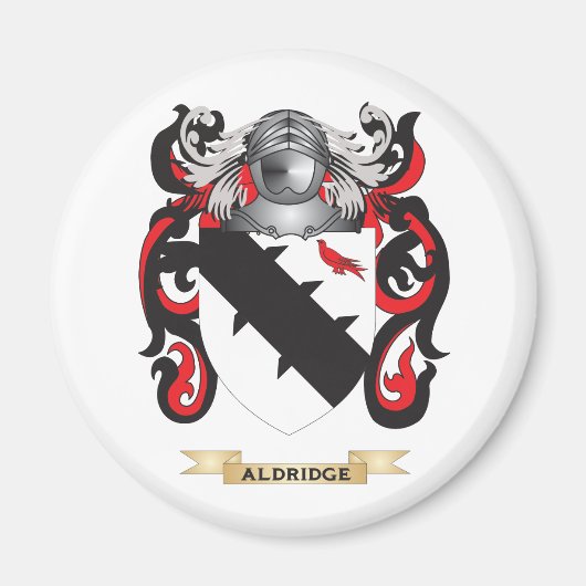 Aldridge Wapenschild (Familie Crest) Magneet (Voorkant)