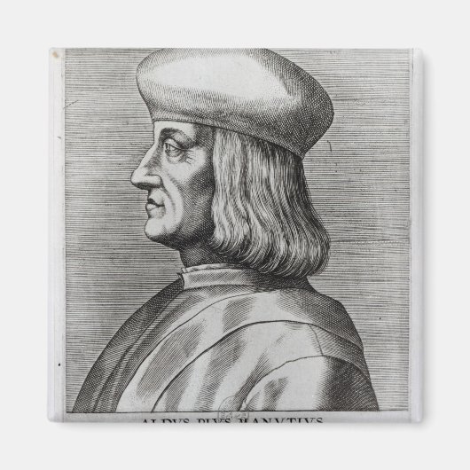 Aldus Manutius Magneet (Voorkant)